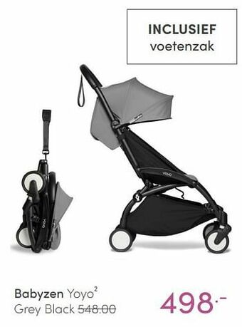 Baby & Tiener Babyzen yoyo2 grey black aanbieding