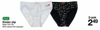 Zeeman Kinder slip aanbieding