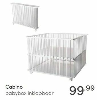 Baby & Tiener Cabino babybox inklapbaar aanbieding