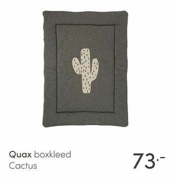 Baby & Tiener Quax boxkleed cactus aanbieding