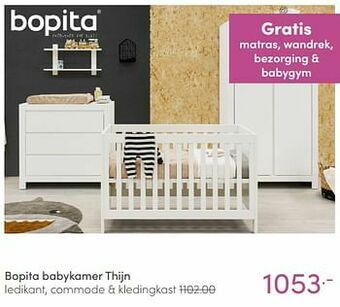 Baby & Tiener Bopita babykamer thijn aanbieding