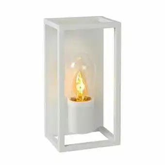 Leen Bakker Lucide wandlamp Carlyn - wit - Leen Bakker aanbieding