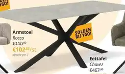 YGO Eettafel Chavez aanbieding