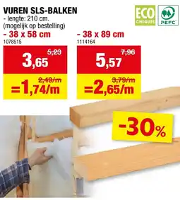 Hubo Vuren SLS-Balken aanbieding