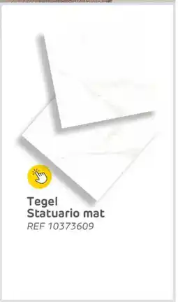 Brico Tegel Statuario mat aanbieding