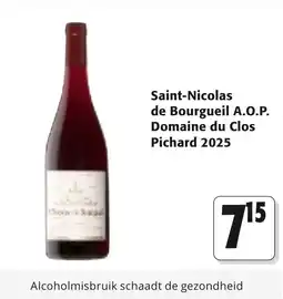 Colruyt Saint-nicolas de bourgueil a.o.p. domaine du clos pichard aanbieding