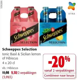 Colruyt Schweppes Selection aanbieding
