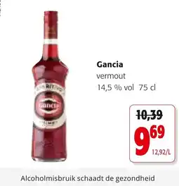 Colruyt Gancia vermouth aanbieding