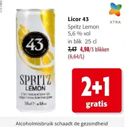 Colruyt Licor 43 spritz lemon aanbieding