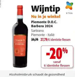 Colruyt Wijntip Piemonte D.O.C. Barbera 2024 aanbieding