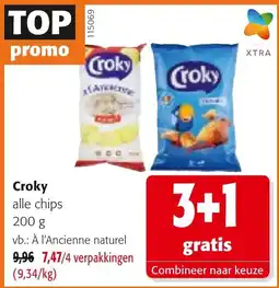 Colruyt Croky alle chips aanbieding