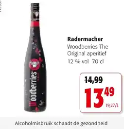 Colruyt Radermacher Woodberries The Original aperitief aanbieding