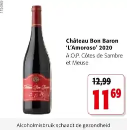 Colruyt Château Bon Baron 'L'Amoroso' 2020 aanbieding