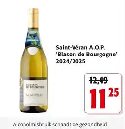 Colruyt Saint-Véran A.O.P. 'Blason de Bourgogne' aanbieding