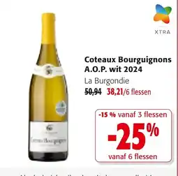 Colruyt Coteaux Bourguignons A.O.P. wit aanbieding