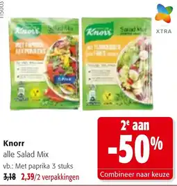 Colruyt Knorr alle Salad Mix aanbieding