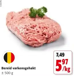 Colruyt Bereid varkensgehakt aanbieding