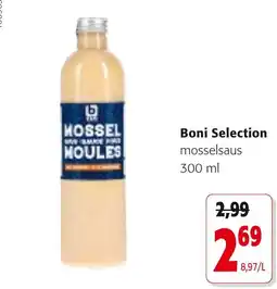 Colruyt Boni Selection mosselsaus aanbieding