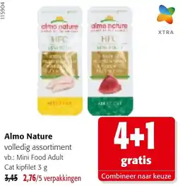 Colruyt Almo Nature volledig assortiment aanbieding