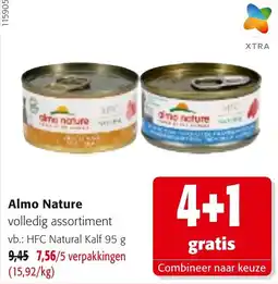 Colruyt Almo Nature volledig assortiment aanbieding