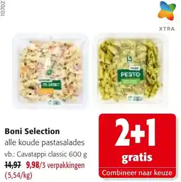 Colruyt Boni Selection alle koude pastasalades aanbieding