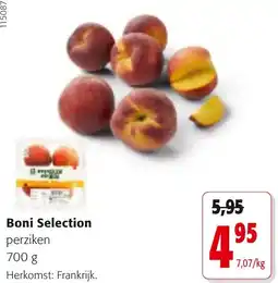 Colruyt Boni Selection perziken aanbieding