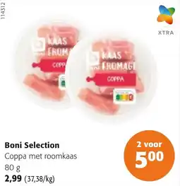 Colruyt Boni selection coppa met roomkaas aanbieding