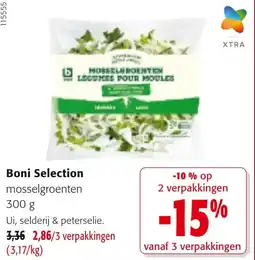 Colruyt Boni Selection mosselgroenten aanbieding