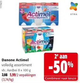 Colruyt Danone Actimel aanbieding