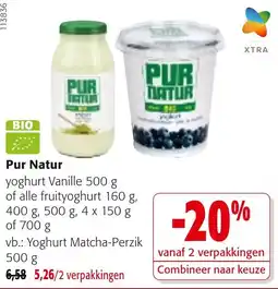 Colruyt Pur Natur yoghurt aanbieding