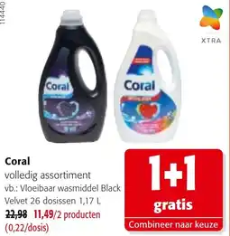 Colruyt Coral volledig assortiment aanbieding