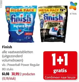 Colruyt Finish alle vaatwastabletten aanbieding