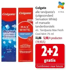 Colruyt Colgate tandpasta aanbieding