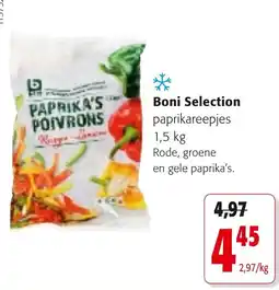 Colruyt Boni Selection paprikareepjes aanbieding