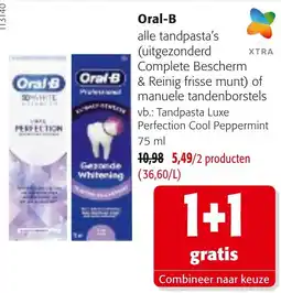 Colruyt Oral-B tandpasta aanbieding