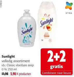 Colruyt Sunlight volledig assortiment aanbieding