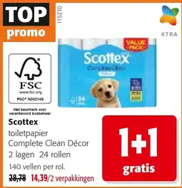 Colruyt Scottex toilet papier aanbieding