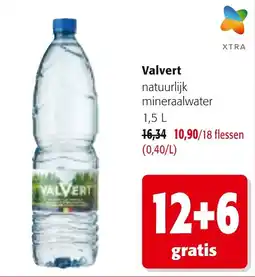 Colruyt Valvert natuurlijk mineraalwater aanbieding