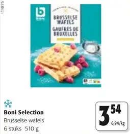 Colruyt Boni Selection Brusselse wafels aanbieding