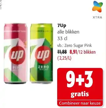 Colruyt 7up alle blikken aanbieding