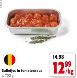 Colruyt Balletjes in tomatensaus aanbieding
