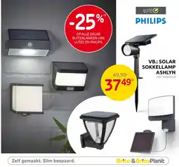 Brico solar sokkellamp ashlyn aanbieding