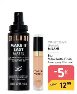 Di Milani matte finish fixeerspray charcoal aanbieding