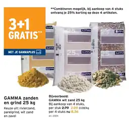 GAMMA gamma zanden en grind aanbieding