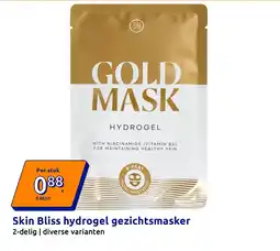 Action Skin bliss hydrogel gezichtsmasker aanbieding