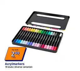 Action Acrylmarkers aanbieding