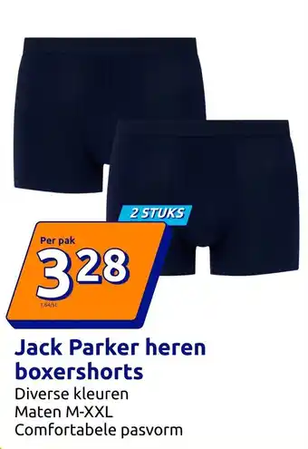 Action Jack Parker heren boxershorts aanbieding