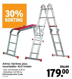 GAMMA altrex varitrex plus vouwladder aanbieding