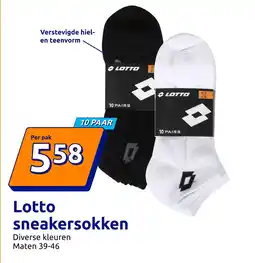 Action Lotto sneakersokken aanbieding