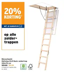 GAMMA zoldertrappen aanbieding